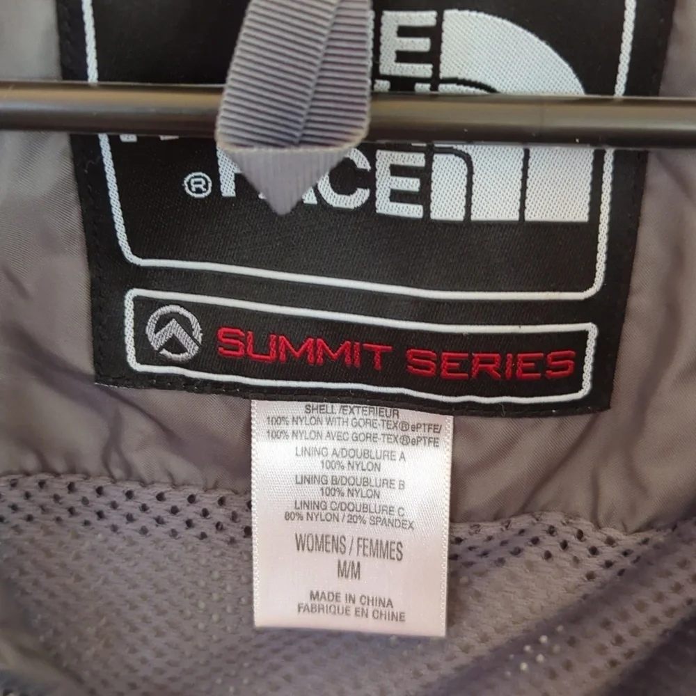 The North Face Gore-Tex Summit Series Winter Jacket, Blue and Gray, Medium women